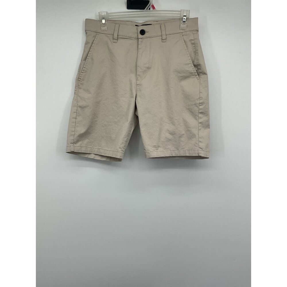 Kenneth Cole Beige Slim Fit Mens Shorts Size 28 Cotton/Spandex Blend